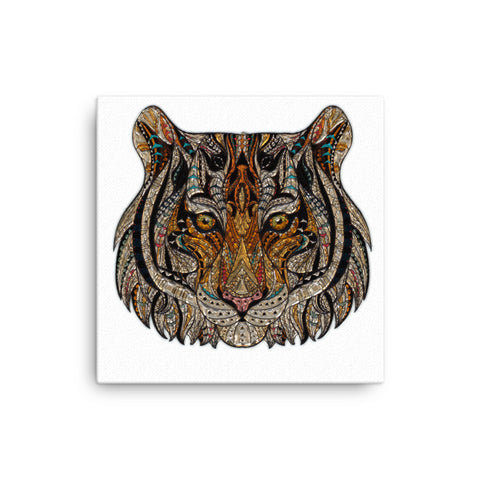 The Aztec tiger Canvas (Free shipping) part of the Aztec Collection