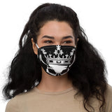 Crown skull Premium face mask