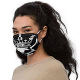 Crown skull Premium face mask