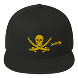 A1/ Savy Unisex Gold Jolly Roger designer cap
