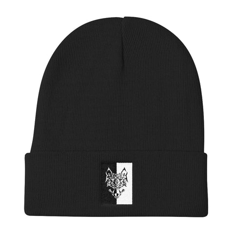 Wolf Art Designer Knit Beanie (Free shipping ) see Wolf hoodies and t shirts in this collection also