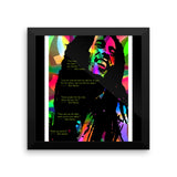 Bob Marley Quotes Framed poster (Free shipping)