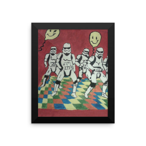 Twerking Stormtroopers Framed photo paper poster original Rob C (free shipping)
