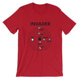 Invader planets Short-Sleeve Unisex T-Shirt Invader collection (Free shipping)
