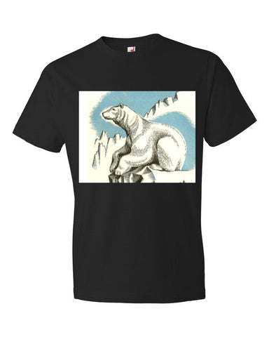 Cool polar bear  Short sleeve t-shirt (Free shipping)