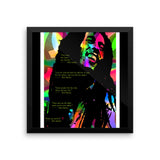 Bob Marley Quotes Framed poster (Free shipping)