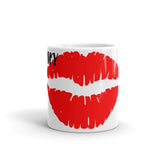 Lipstick on my coffee cup /Mug (Free shipping)