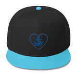 Diver Collection Anchor Wool Blend Snapback baseball cap (Free Shipping)