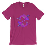 Purple Koi Designer Fish Collection Unisex short sleeve t-shirt (Free Shipping)