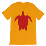 Red turtle Diver Collection Unisex short sleeve t-shirt (Free shipping)