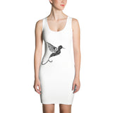 Humming bird Sublimation Cut & Sew Dress (Free Shipping)