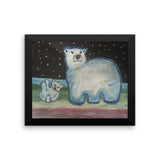 Blue Polar save the bears Framed poster (Free Shipping)