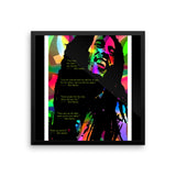 Bob Marley Quotes Framed poster (Free shipping)