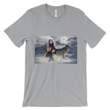 Winter wolf t shirt 2 Unisex short sleeve t-shirt (Free shipping)