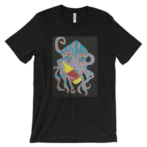 KFC Octopus Rum Unisex short sleeve t-shirt  (Unique and Free shipping too)