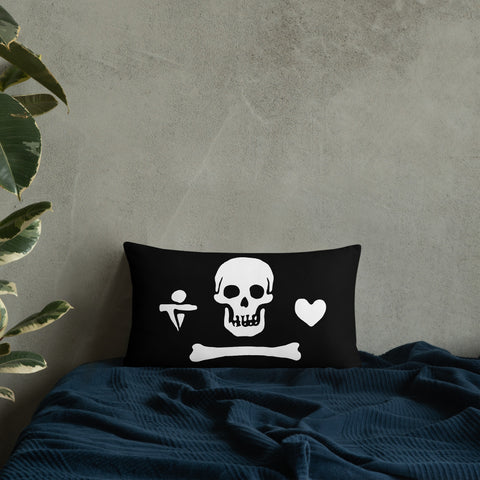 Pirate  Pillow double design front and back