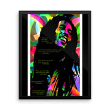 Bob Marley Quotes Framed poster (Free shipping)