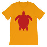 Red turtle Diver Collection Unisex short sleeve t-shirt (Free shipping)